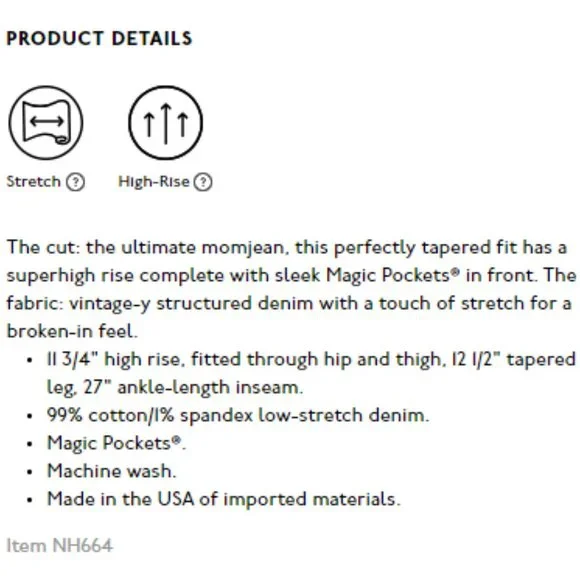 NWT Madewell High waisted Jean - Picture 5 of 6